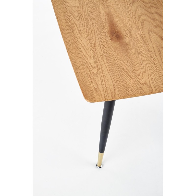 'TRIPOLIS Table, Top - Golden Oak, Legs - Black' 'TRIPOLIS Table, Top - Golden Oak, Legs - Black'