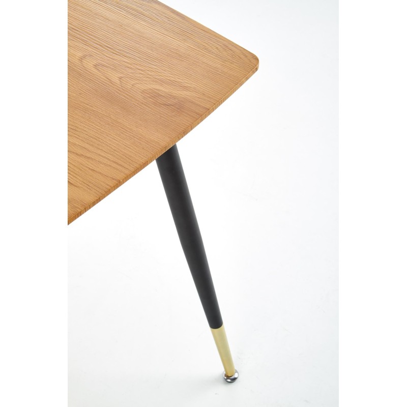 'TRIPOLIS Table, Top - Golden Oak, Legs - Black' 'TRIPOLIS Table, Top - Golden Oak, Legs - Black'
