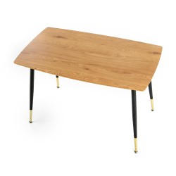 'TRIPOLIS Table, Top - Golden Oak, Legs - Black' 'TRIPOLIS Table, Top - Golden Oak, Legs - Black'