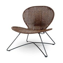 'TROY Brown Armchair'