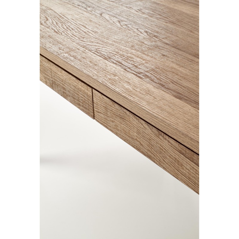 'TULUZA Honey Walnut / Black Coffee Table' 'TULUZA Honey Walnut / Black Coffee Table'