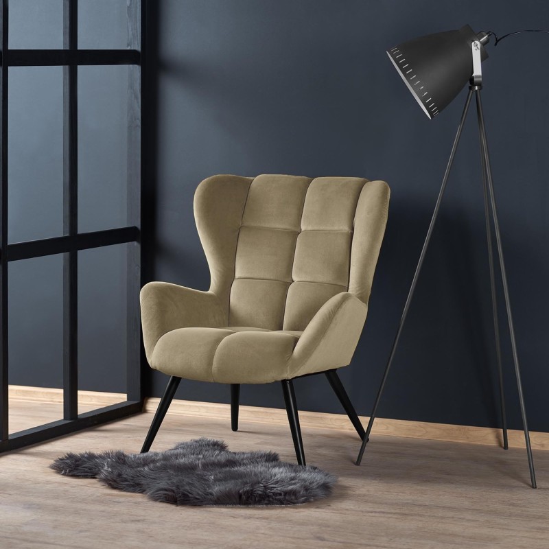 'TYRION Beige Relaxation Armchair'