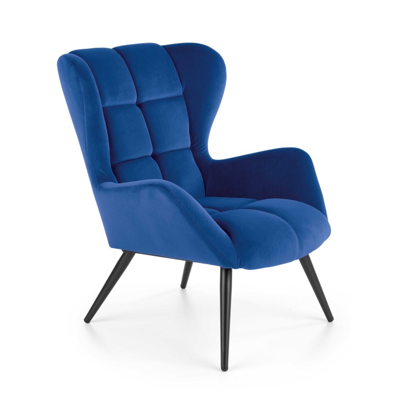 'TYRION Navy Blue Relaxation Armchair'