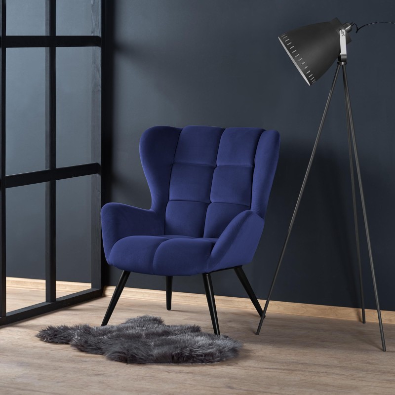 'TYRION Navy Blue Relaxation Armchair' 'TYRION Navy Blue Relaxation Armchair'