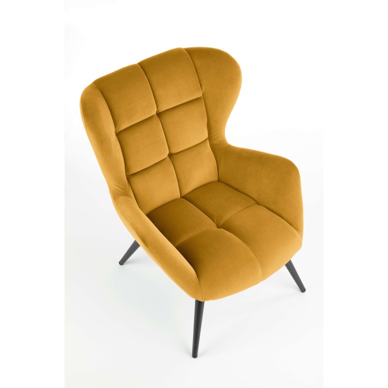 'TYRION Mustard Leisure Chair' 'TYRION Mustard Leisure Chair'