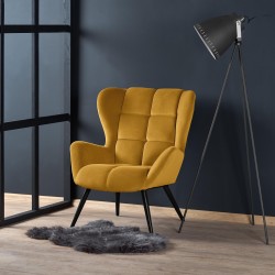 'TYRION Mustard Leisure Chair' 'TYRION Mustard Leisure Chair'