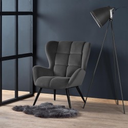 'TYRION Ash Grey Leisure Chair' 'TYRION Ash Grey Leisure Chair'
