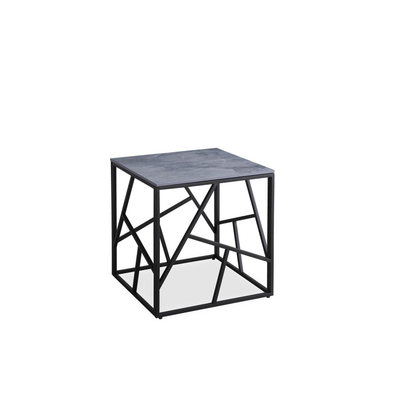 'UNIVERSE 2 SQUARE Coffee Table, Ashen Marble / Black' 'UNIVERSE 2 SQUARE Coffee Table, Ashen Marble / Black'