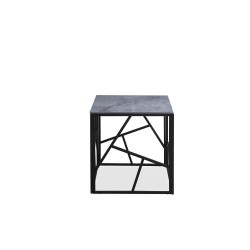 'UNIVERSE 2 SQUARE Coffee Table, Ashen Marble / Black' 'UNIVERSE 2 SQUARE Coffee Table, Ashen Marble / Black'