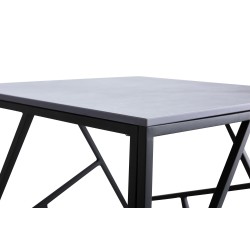 'UNIVERSE 2 SQUARE Coffee Table, Ashen Marble / Black' 'UNIVERSE 2 SQUARE Coffee Table, Ashen Marble / Black'