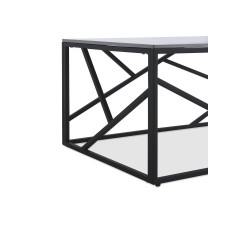 'UNIVERSE 2 Coffee Table, Ashen Marble / Black' 'UNIVERSE 2 Coffee Table, Ashen Marble / Black'