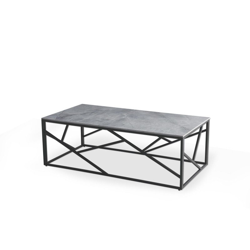 'UNIVERSE 2 Coffee Table, Ashen Marble / Black' 'UNIVERSE 2 Coffee Table, Ashen Marble / Black'