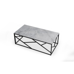 'UNIVERSE 2 Coffee Table, Ashen Marble / Black' 'UNIVERSE 2 Coffee Table, Ashen Marble / Black'