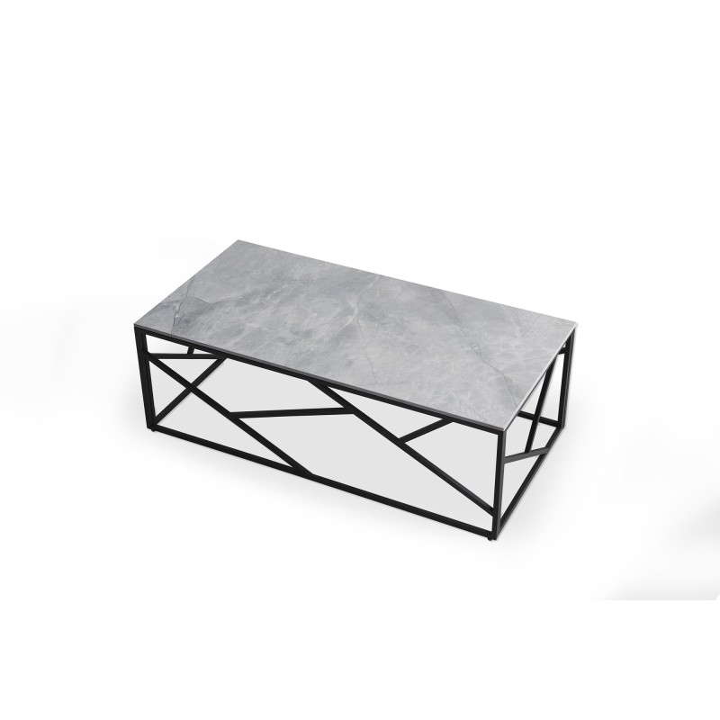 'UNIVERSE 2 Coffee Table, Ashen Marble / Black' 'UNIVERSE 2 Coffee Table, Ashen Marble / Black'