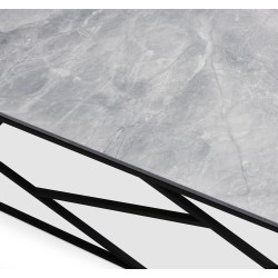 'UNIVERSE 2 Coffee Table, Ashen Marble / Black' 'UNIVERSE 2 Coffee Table, Ashen Marble / Black'