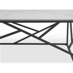 'UNIVERSE 2 Coffee Table, Ashen Marble / Black' 'UNIVERSE 2 Coffee Table, Ashen Marble / Black'