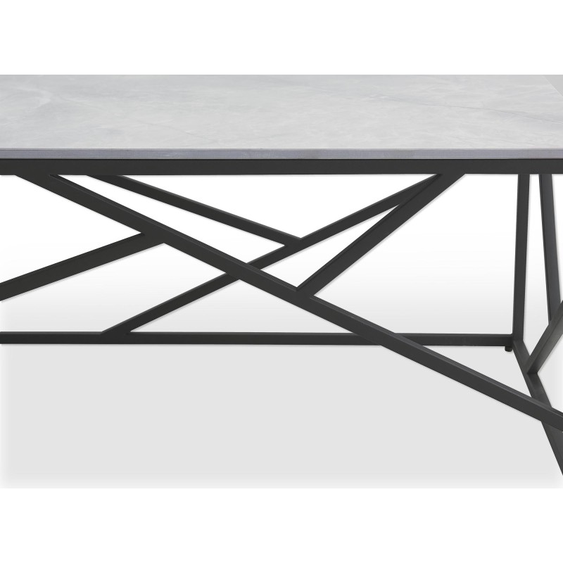 'UNIVERSE 2 Coffee Table, Ashen Marble / Black' 'UNIVERSE 2 Coffee Table, Ashen Marble / Black'
