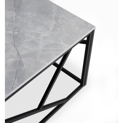 'UNIVERSE 2 Coffee Table, Ashen Marble / Black' 'UNIVERSE 2 Coffee Table, Ashen Marble / Black'
