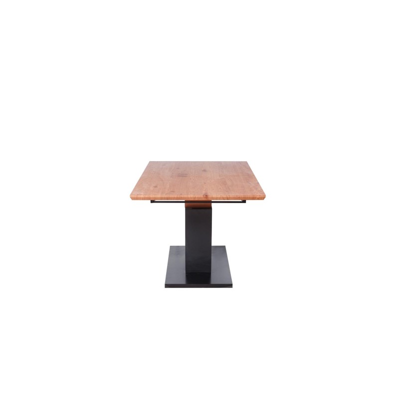 'URBANO Extendable Table, Top - Golden Oak, Leg - Black / Golden Oak' 'URBANO Extendable Table, Top - Golden Oak, Leg - Black / Golden Oak'