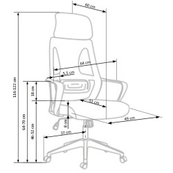 'VALDEZ Employee Chair in Ash Grey / Black' 'VALDEZ Employee Chair in Ash Grey / Black'