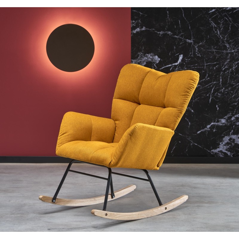 'VASCO Mustard Rocking Chair' 'VASCO Mustard Rocking Chair'