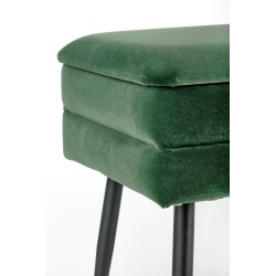 'VELVA Dark Green/Black Bench' 'VELVA Dark Green/Black Bench'