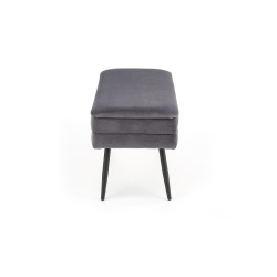 'VELVA Ash Grey/Black Bench' 'VELVA Ash Grey/Black Bench'
