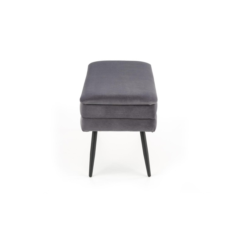 'VELVA Ash Grey/Black Bench' 'VELVA Ash Grey/Black Bench'