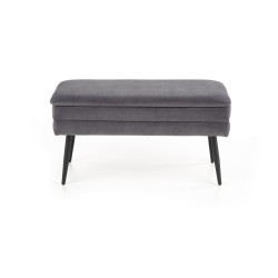 'VELVA Ash Grey/Black Bench' 'VELVA Ash Grey/Black Bench'