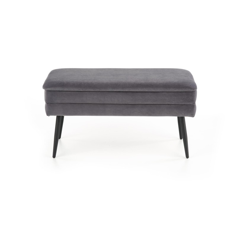 'VELVA Ash Grey/Black Bench' 'VELVA Ash Grey/Black Bench'