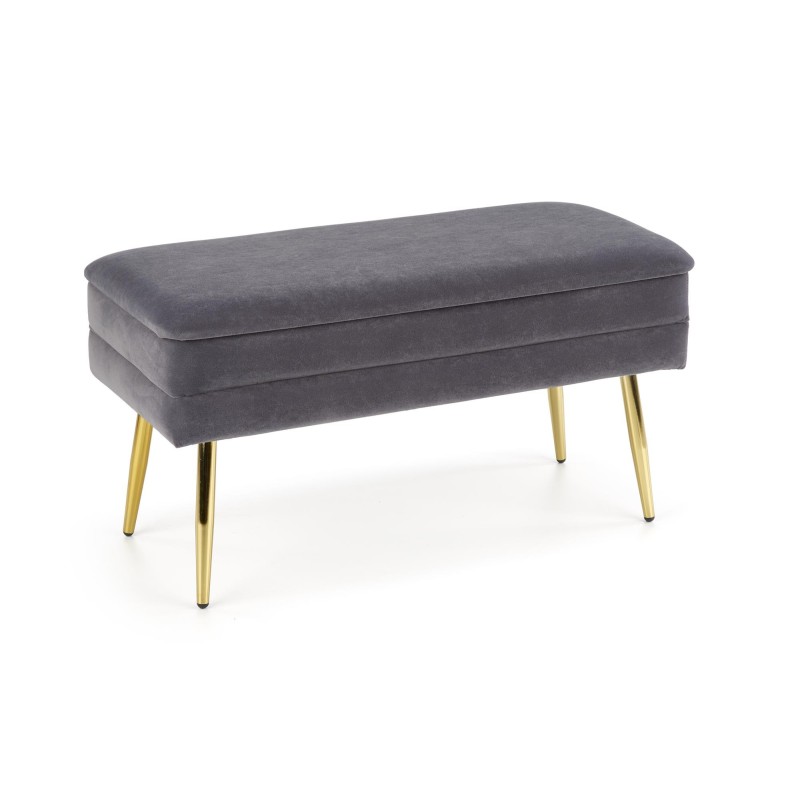 'VELVA Ash Grey/Gold Bench' 'VELVA Ash Grey/Gold Bench'