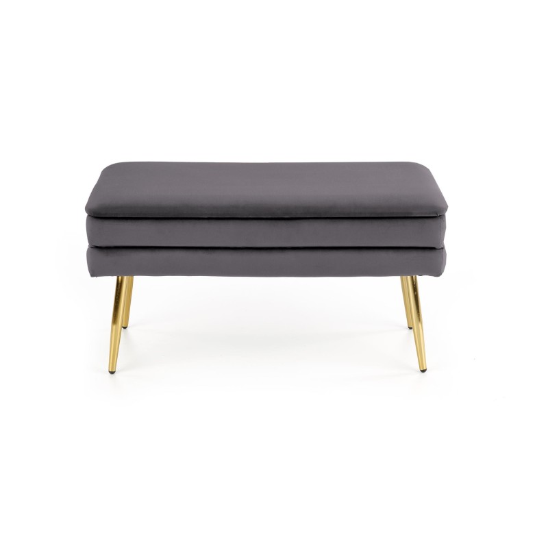 'VELVA Ash Grey/Gold Bench' 'VELVA Ash Grey/Gold Bench'