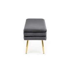 'VELVA Ash Grey/Gold Bench' 'VELVA Ash Grey/Gold Bench'