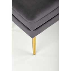 'VELVA Ash Grey/Gold Bench' 'VELVA Ash Grey/Gold Bench'
