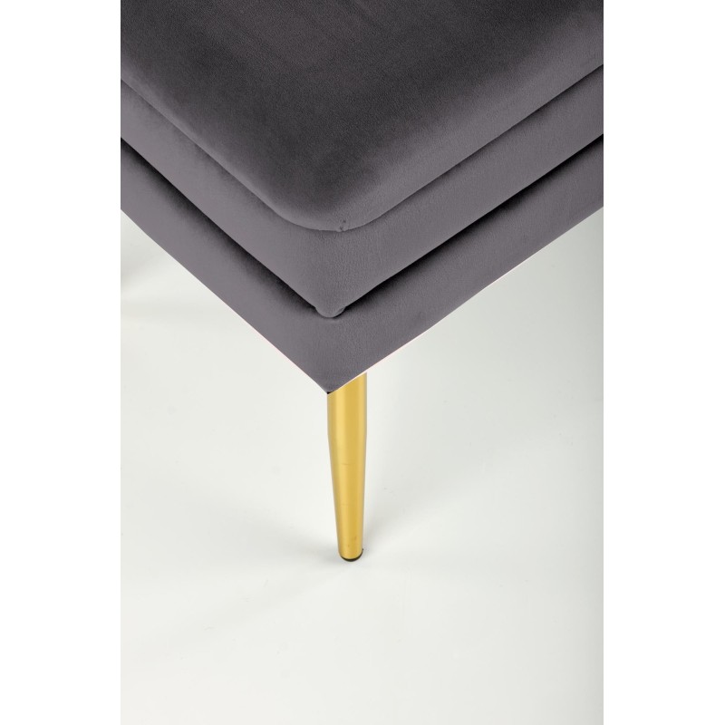 'VELVA Ash Grey/Gold Bench' 'VELVA Ash Grey/Gold Bench'