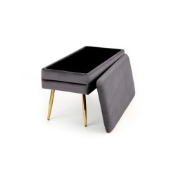 'VELVA Ash Grey/Gold Bench' 'VELVA Ash Grey/Gold Bench'