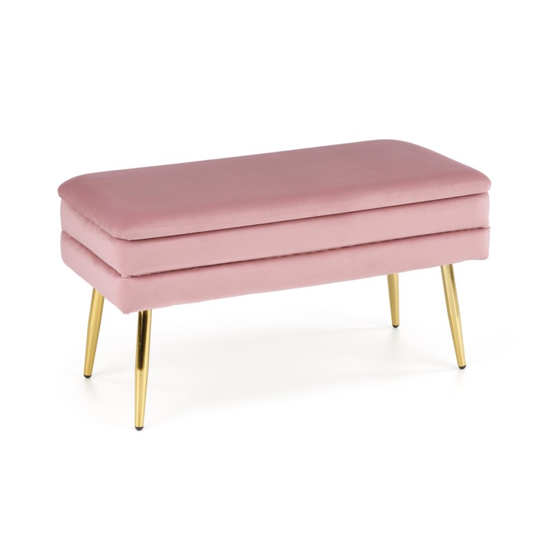 'VELVA Pink/Gold Bench' 'VELVA Pink/Gold Bench'