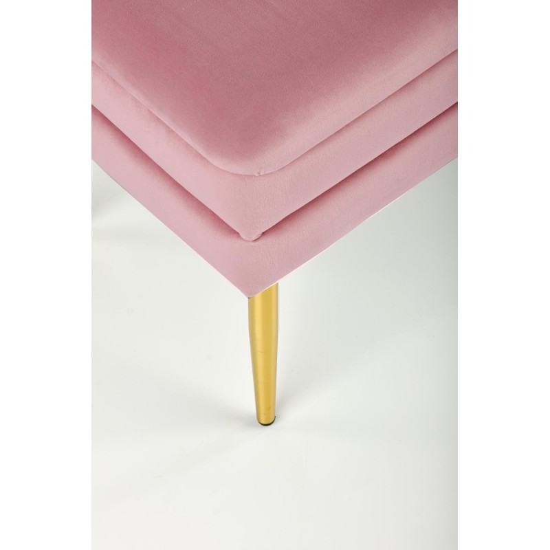 'VELVA Pink/Gold Bench' 'VELVA Pink/Gold Bench'