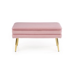 'VELVA Pink/Gold Bench' 'VELVA Pink/Gold Bench'