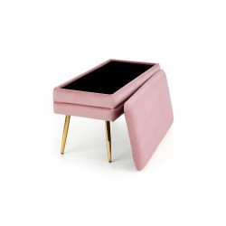 'VELVA Pink/Gold Bench' 'VELVA Pink/Gold Bench'