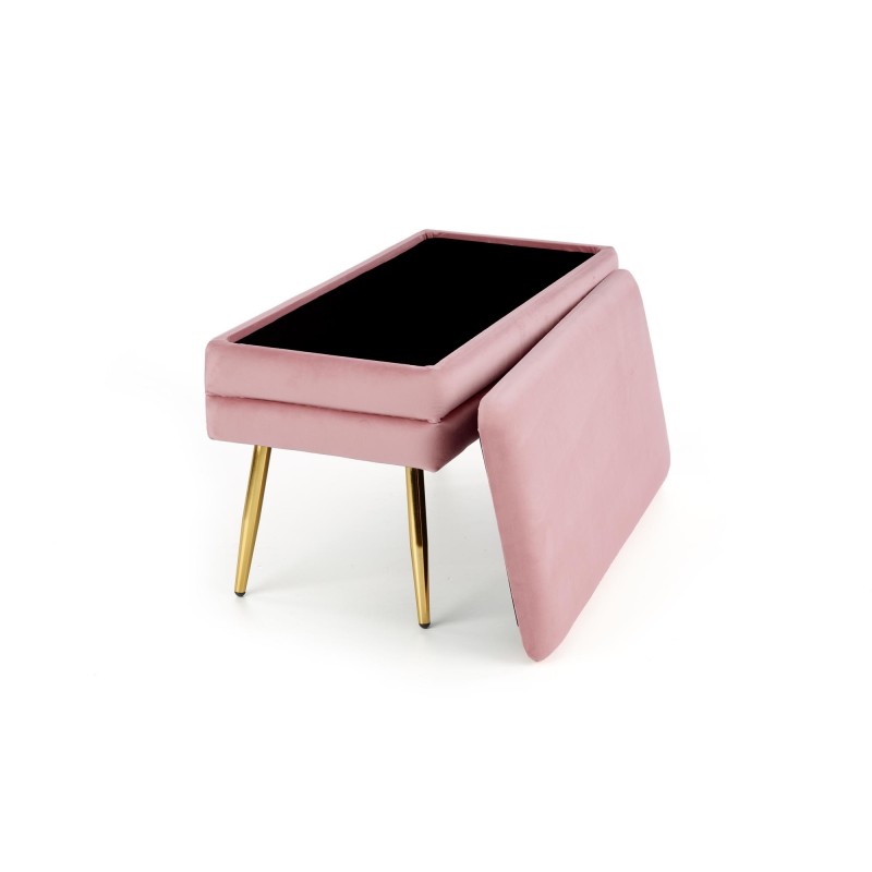 'VELVA Pink/Gold Bench' 'VELVA Pink/Gold Bench'