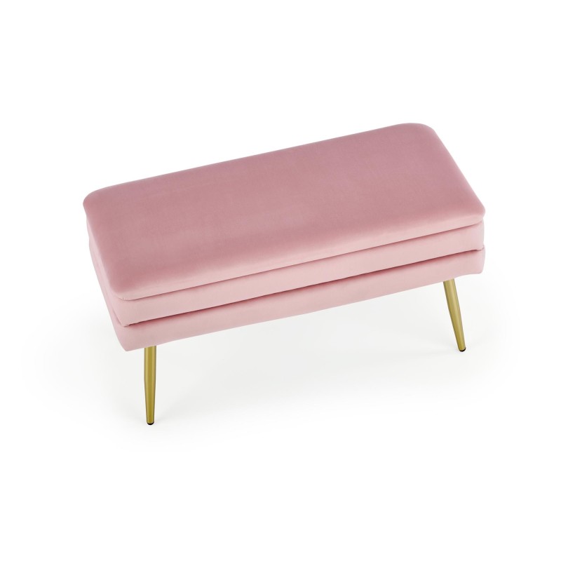 'VELVA Pink/Gold Bench' 'VELVA Pink/Gold Bench'