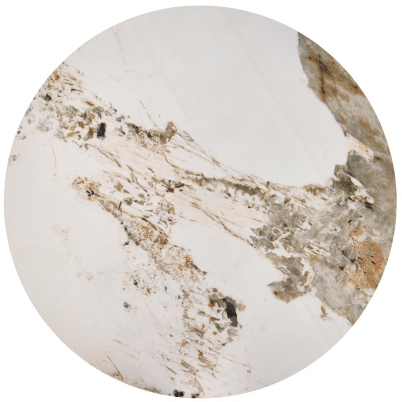 'VENUS 2 Coffee Table, White Marble / Gold' 'VENUS 2 Coffee Table, White Marble / Gold'