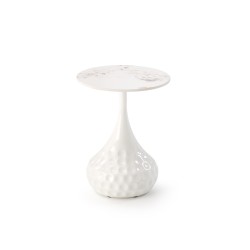 'VERDE White Marble Coffee Table / White' 'VERDE White Marble Coffee Table / White'