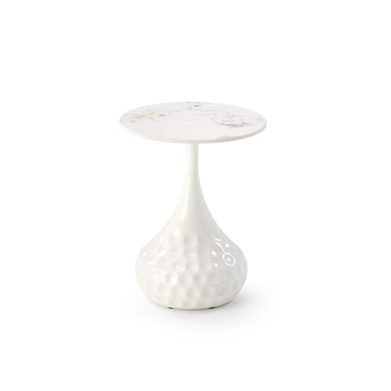 'VERDE White Marble Coffee Table / White' 'VERDE White Marble Coffee Table / White'