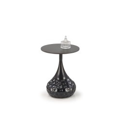 'VERDE Black Marble Coffee Table / Black'