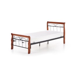 VERONICA łóżko 90 cm czereśnia ant./czarny (4p 1szt.)