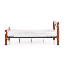 VERONICA łóżko 90 cm czereśnia ant./czarny (4p 1szt.) VERONICA łóżko 90 cm czereśnia ant./czarny (4p 1szt.)