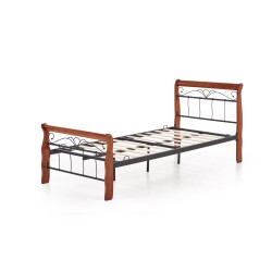 'VERONICA Cherry Antique/Black 90 cm Bed' 'VERONICA Cherry Antique/Black 90 cm Bed'