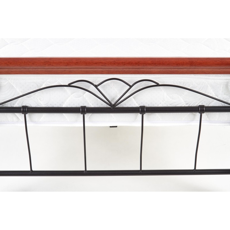 'VERONICA Cherry Antique/Black 90 cm Bed' 'VERONICA Cherry Antique/Black 90 cm Bed'